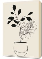 Obraz 40x60cm Prostota Doniczki