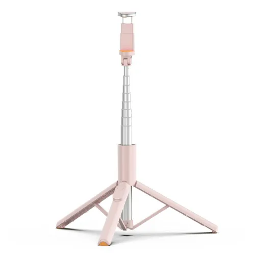 selfie stick tech-protect l09s z tripodem - różowy na Arena.pl
