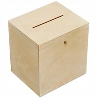 Pudełko na koperty ślubne z kluczem 29x25x30cm