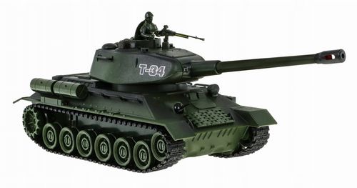 DUŻY ZESTAW Bitwa CZOŁGÓW Na Pilota R/C 2w1 Tiger Vs T-34 1:28 Dźwięki na Arena.pl