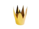 Korony papierowe złote lustrzay efekt 5cm 3szt. księżniczki princess