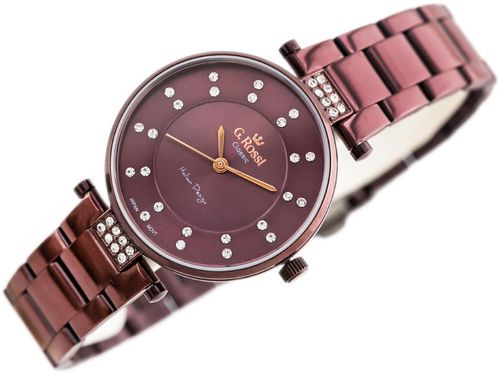 ZEGAREK G. ROSSI - C5131B-2B3 (zg780d) violet + BOX na Arena.pl