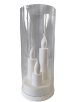 Świeca Led potrójna biała