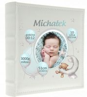 ALBUM NA ZDJĘCIA DZIECKA CHRZEST ROCZEK METRYCZKA