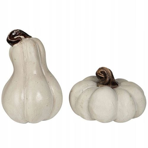 FIGURKA DYNIA OZDOBNA NA JESIEŃ HALLOWEEN DO DOMU OGRODU BIAŁA MAŁA 2 na Arena.pl