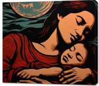 Obraz 100x90cm Matczyne Więzi