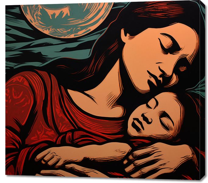 Obraz 100x90cm Matczyne Więzi zdjęcie 1