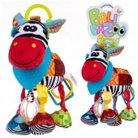 BalibaZoo OSIOŁEK DAVE Grzechotka Gryzak Szeleścik Metki ZAWIESZKA DO WÓZKA