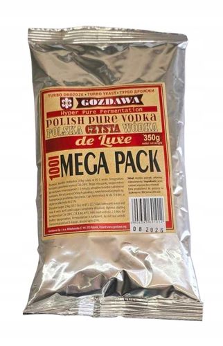 DROŻDŻE GORZELNICZE TURBO CZYSTA WÓDKA - 100l 21% na Arena.pl