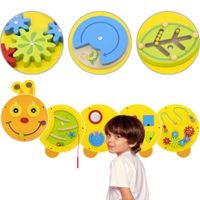 VIGA Drewniana Duża Tablica Aktywności Gąsiennica