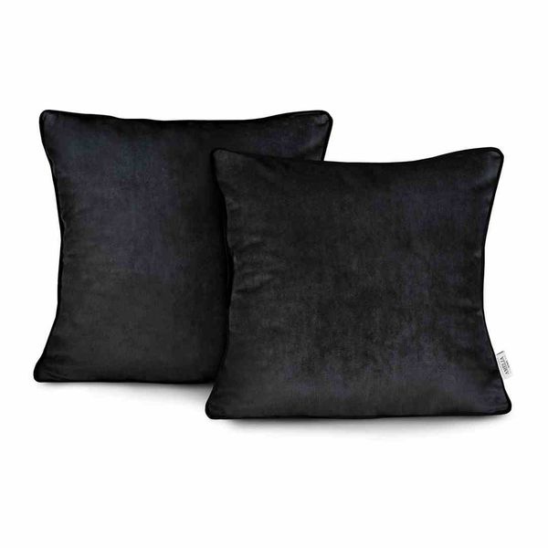 CUS/AH/VELVET/BLACK/PIPING/45X45*2 zdjęcie 1
