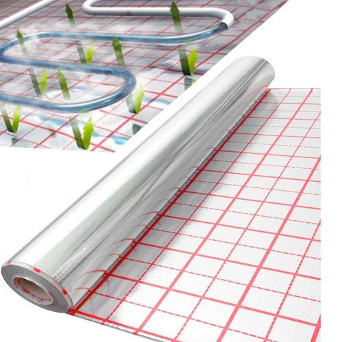 V-TERM FOLIA do PODŁOGÓWKI 120 mk OGRZEWANIA PODŁOGOWEGO 50 m MOCNA GRUBA! na Arena.pl
