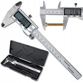 DOKŁADNA SUWMIARKA METALOWA ELEKTRONICZNA ANALOGOWA CYFROWA LCD 150MM