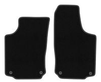 Dywaniki przednie welurowe czarne do: Opel Corsa C 2000-2006 hatchback