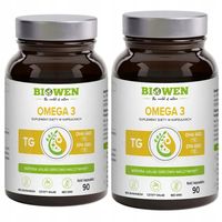 Biowen Omega 3 EPA 660 mg DHA 440 mg 2x 90 kapsułek Odporność Serce Mózg