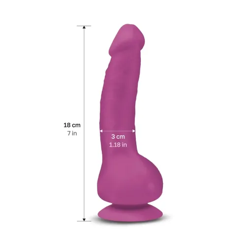 gvibe greal mini fuchsia - model kompaktowy, materiał bioskin, 18 cm na Arena.pl