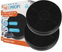 Zestaw filtrów węglowych 2szt typ T300 do okapu Akpo WK7 Micra WK4 | 130mm