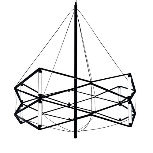 Lampa wisząca SPACE LED czarna 60 cm na Arena.pl