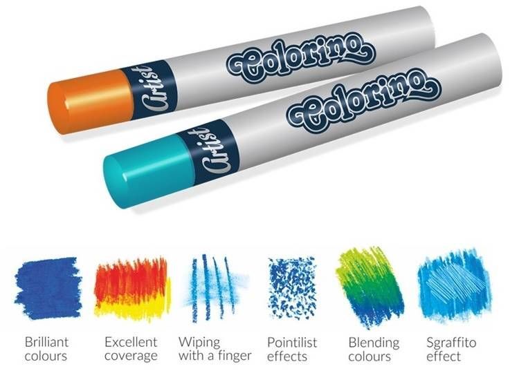 PASTELE OLEJNE ARTIST COLORINO 36 KOL. zdjęcie 2