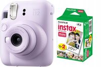 Aparat natychmiastowy Fujifilm Instax Mini 12 liliowy + wkłady 20 zdjęć
