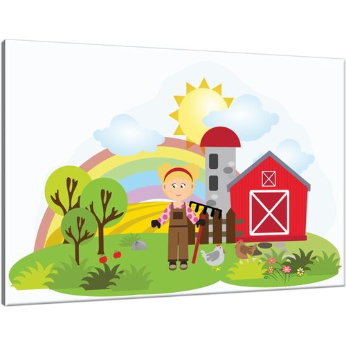Obraz Na Płótnie 60X40 Mała Farmerka Zosia na Arena.pl