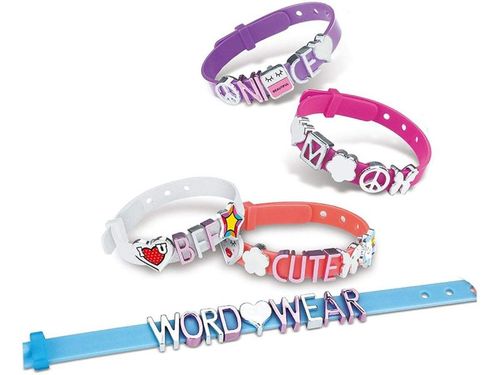 DLA DZIEWCZYNEK ZESTAW DO ROBIENIA BRANSOLETEK Z LITERKAMI na Arena.pl