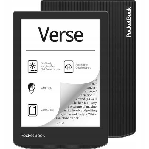 Czytnik Ebook Tablet PocketBook Verse 629 8 GB E-Ink 6 Cali Szary na Arena.pl