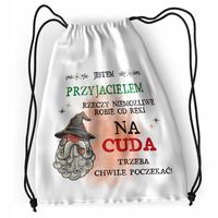 Plecak Dla Przyjaciela Sportowy Szkolny Worek Z Nadrukiem Ze Zdjęciem
