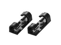 KX5778_1 Organizer uchwyt do kabli na przewody silikon czarny 20szt