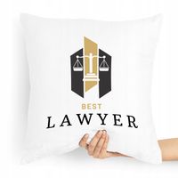 Poduszka Prezent Dla Prawnika The Best Lawyer Z Nadrukiem Ze Zdjęciem