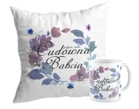 Zestaw PODUSZKA + KUBEK DZIEŃ BABCI Cudowna