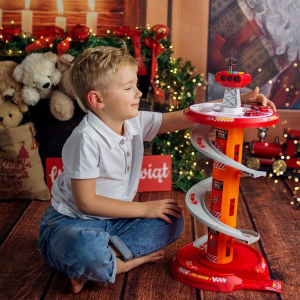 WOOPIE Tor Spirala Garaż dla Samochodzików 3 szt. zdjęcie 14