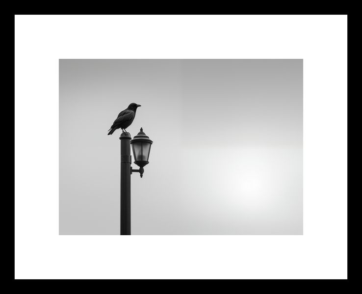 Plakat 18x13cm Samotny Postój Kruka zdjęcie 3