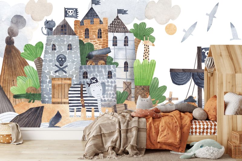 Fototapeta PIRACKA Forteca Wyspa Morze Twierdza 300cm x 210cm zdjęcie 5