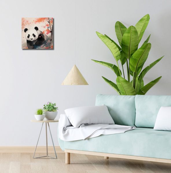 Obraz 30x30cm Panda wśród Klonów zdjęcie 2