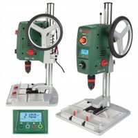 Wiertarka STOŁOWA kolumnowa Bosch 710 W zacisk szybkomocujący WYŚWIETLACZ