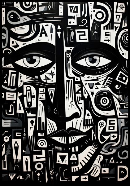 Plakat 68x98cm Labirynt Myśli zdjęcie 2