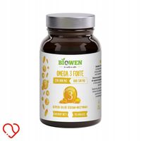 Biowen Omega 3 FORTE DHA i EPA Witamina E 90kapsułek