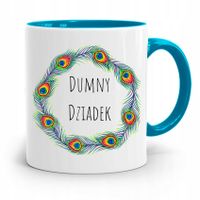 Kubek Błękitny Dzień Dziadka Dumny Dziadek Z Nadrukiem Ze Zdjęciem