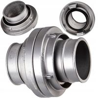 SZYBKOZŁĄCZKA DO WĘŻA STRAŻACKIEGO 3" 75MM ALUMINIOWA 2 SZTUKI ZŁĄCZKA
