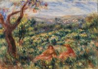 Landscape, Pierre-Auguste Renoir - plakat 30x20 cm