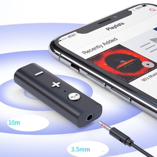 Adapter Audio Bluetooth AUX Odbiornik minijack bezprzewodowe słuchawki BT na Arena.pl