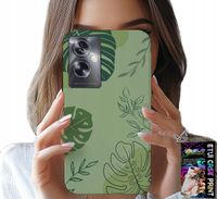 ETUI DO OPPO A79 5G - ZIELONE LIŚCIE ROŚLINNE WZORY PLECKI