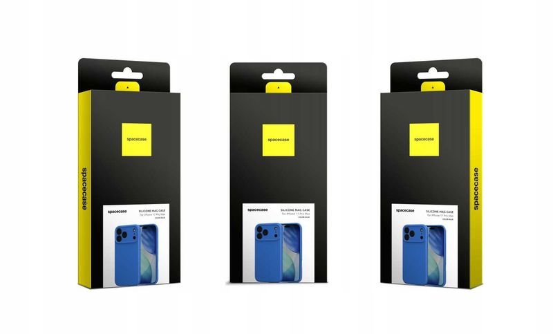 Spacecase Silicone Mag Iphone 17 Pro Max Blue zdjęcie 13