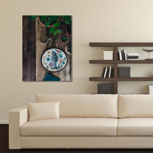 Deco Panel, Talerzyk z ptaszkiem 50x70 na Arena.pl