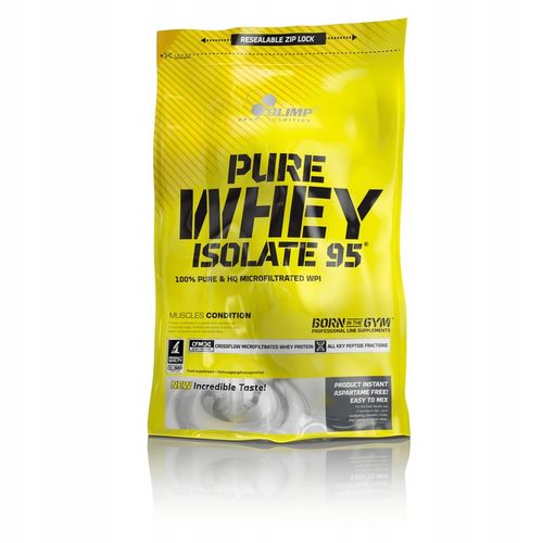 OLIMP PURE WHEY ISOLATE 95 600g IZOLAT BIAŁKA ODŻYWKA BIAŁKOWA WPI na Arena.pl