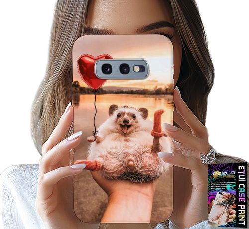 ETUI DO SAMSUNG GALAXY S10E - Z NADRUKIEM SŁODKI JEŻYK PIGMEJSKI, CASE na Arena.pl