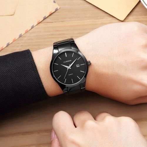 ZEGAREK MĘSKI CURREN KLASYCZNY STALOWY ELEGANCKI DATOWNIK 4 KOLORY PREZENT na Arena.pl