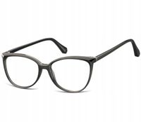 Damskie okulary zerówki KOCIE Oprawki korekcyjne optyczne SUNOPTIC czarne