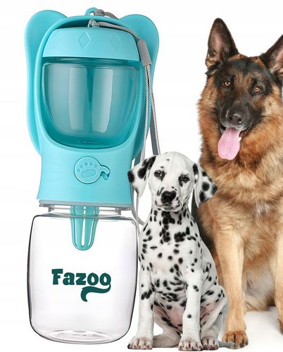 Butelka na Wodę Karmę dla Psa Poidło 2w1 Bidon Turystyczny Miseczka Podróż na Arena.pl
